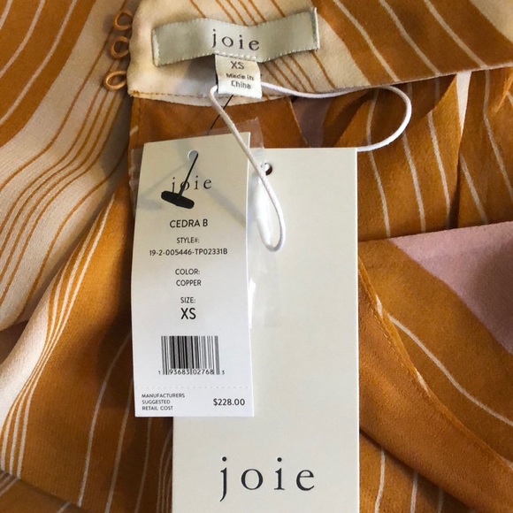 🆕🟠 JOIE 🟠 silk halter top - Picture 6 of 8